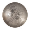 ELK HOME H0807-10672 Maze Etched Centerpiece Bowl - Nickel