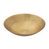 ELK HOME H0807-10667/S3 Greek Key Bowl - Set of 3 Brass