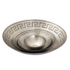 ELK HOME H0807-10670 Greek Key Centerpiece Bowl - Nickel