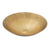 ELK HOME H0807-10668 Greek Key Centerpiece Bowl - Brass