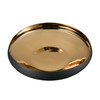 ELK HOME H0017-9745 Greer Bowl - Low Black and Gold Glazed