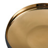 ELK HOME H0017-9745 Greer Bowl - Low Black and Gold Glazed