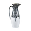 ELK HOME S0017-9734 Gallemore Pitcher - Black and White Glazed