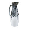 ELK HOME S0017-9734 Gallemore Pitcher - Black and White Glazed