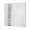 ELK HOME H0036-9737 Stripe Wood Dimensional Wall Art - White