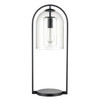 ELK HOME S0019-9580 Bell Jar 28'' High 1-Light Desk Lamp - Matte Black