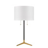ELK HOME D3120WHT Clubhouse 29'' High 2-Light Table Lamp - Black