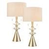 ELK HOME S0019-8042/S2 Annetta Table Lamp - Set of 2 Brass