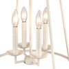 ELK HOME EC89684/4 Joanie 17.25'' Wide 4-Light Pendant - Antique White