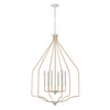 ELK HOME 52277/6 Breezeway 28'' Wide 6-Light Pendant - White Coral