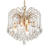 ELK HOME H0018-8568 Viola Park 17'' Wide 4-Light Pendant - Gold Leaf