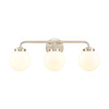 ELK HOME EC89984/3 Fairbanks 22.75'' Wide 3-Light Vanity Light - Brushed Nickel and Opal