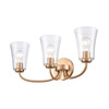 ELK HOME EC89264/3 Emily 23'' Wide 3-Light Vanity Light - Brushed Gold