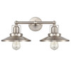 ELK HOME 96141/2 English Pub 18'' Wide 2-Light Vanity Light - Satin Nickel