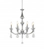 BETHEL INTERNATIONAL LA43C27CH 8-Light Chandelier, Satin Brass