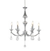 BETHEL INTERNATIONAL LA44C27CH 6-Light Chandelier, Gold