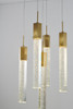 BETHEL INTERNATIONAL ADS27C14G 5-Light Chandelier, Brass