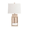 CRESTVIEW COLLECTION CVIDA013 29.5"TH, WOODEN W/GI TABLE LAMP 1PCS UPS PACK / 4.25'