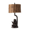 CRESTVIEW COLLECTION CVAVP674 Bear Knowledge Table Lamp