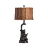 CRESTVIEW COLLECTION CVAVP674 Bear Knowledge Table Lamp