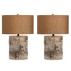 CRESTVIEW COLLECTION CVLY1913 Birch Wood Table Lamp