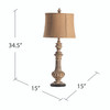 CRESTVIEW COLLECTION CVAVP915 Cameron Table Lamp