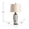 CRESTVIEW COLLECTION CVAP1807 Coastal Marine Table Lamp