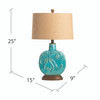 CRESTVIEW COLLECTION CVAP1725 Deep Ocean Table Lamp