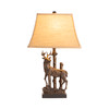 CRESTVIEW COLLECTION CVAVP339 Deer Table Lamp