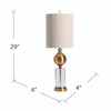 CRESTVIEW COLLECTION CVABS1235 Dupuis Table Lamp