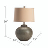 CRESTVIEW COLLECTION CVAP1256 Graham Table Lamp