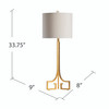 CRESTVIEW COLLECTION CVAER874 Lux Table Lamp