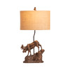 CRESTVIEW COLLECTION CVAVP877 Moose Trail Table Lamp