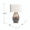 CRESTVIEW COLLECTION CVABS1438 Noah Table Lamp