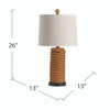 CRESTVIEW COLLECTION CVNAM695 Rope Bolt Table Lamp