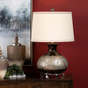 CRESTVIEW COLLECTION CVAVP1567 Silver Canyon Table Lamp