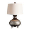 CRESTVIEW COLLECTION CVAVP1567 Silver Canyon Table Lamp