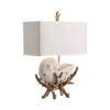 CRESTVIEW COLLECTION CVAVP1181 Sleeping Shell Table Lamp