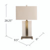 CRESTVIEW COLLECTION CVAVP655 Steart Table Lamp
