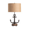 CRESTVIEW COLLECTION CVAER1248 Warf Anchor Table Lamp