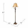 CRESTVIEW COLLECTION CVAOP046 Tyler Floor Lamp