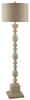 CRESTVIEW COLLECTION CVAUP960 Wood Post Floor Lamp