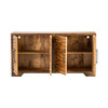 CRESTVIEW COLLECTION CVFNR337 Bengal Manor Mango Wood Random Strips Sideboard