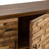 CRESTVIEW COLLECTION CVFNR337 Bengal Manor Mango Wood Random Strips Sideboard