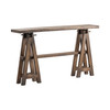 CRESTVIEW COLLECTION CVFNR424 Bengal Manor Mango Wood A-Frame Narrow Console