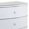 CRESTVIEW COLLECTION CVFZR1825 Millenium Bent Mirror 3 Drawer Chest