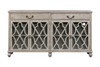 CRESTVIEW COLLECTION CVFVR8015 Hawthorne Estate 2 Drawer 4 Door Fretwork Sideboard