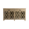 CRESTVIEW COLLECTION CVFVR8015 Hawthorne Estate 2 Drawer 4 Door Fretwork Sideboard