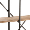 CRESTVIEW COLLECTION CVFZR4090 La Salle Metal and Wood 3 Section Bookshelf