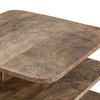 CRESTVIEW COLLECTION CVFNR467 Bengal Manor Mango Wood Tiered Accent Table